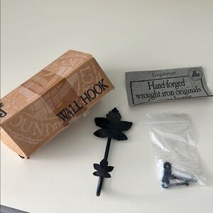 Longaberger wrought iron wall hook. Brand new in the box.